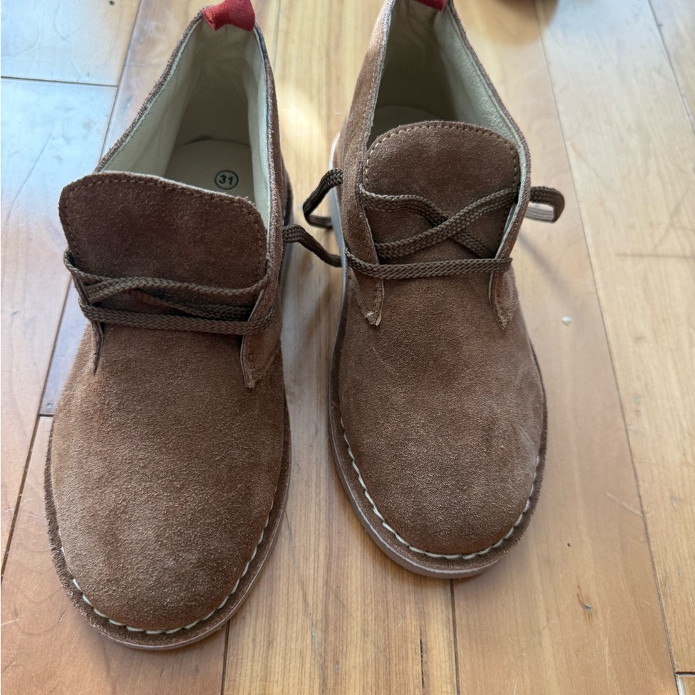 Boys  Brown Suede Shoes